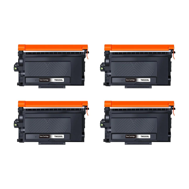Brother TN920XL Compatible Black Toner Cartridge High Yield – 4 Pack