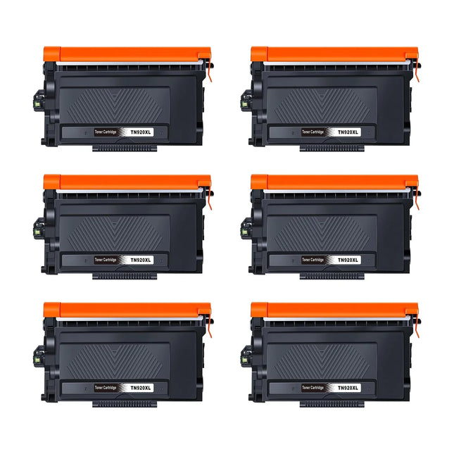 Brother TN920XL Compatible Black Toner Cartridge High Yield – 6 Pack
