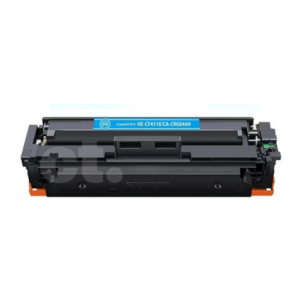 Canon 046H Compatible Cyan Toner Cartridge, 1253C001, High Yield