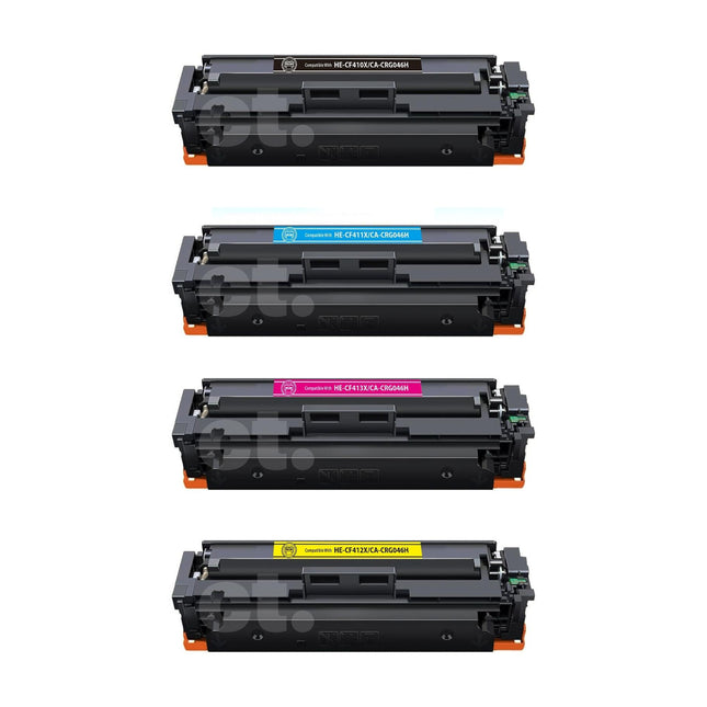 Canon 046H Compatible Toner Cartridge, BK.C.Y.M Multi Pack