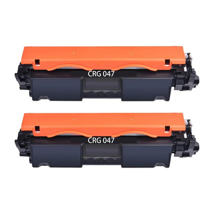 Canon 047 Compatible Black Toner Cartridge, 2164C001AA, 2 Pack