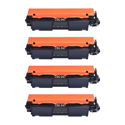Canon 047 Compatible Black Toner Cartridge, 2164C001AA, 4 Pack