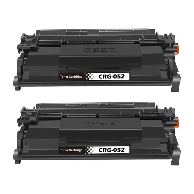 Canon 052 Compatible Black Toner Cartridge, 2199C001, 2 Pack