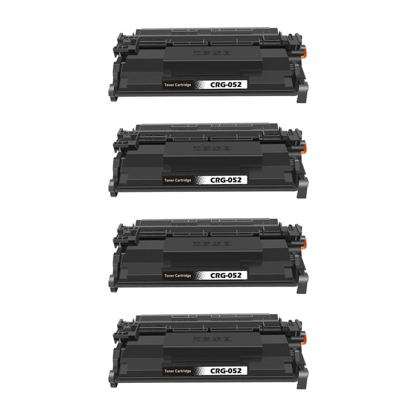 Canon 052 Compatible Black Toner Cartridge (2199C001) – 4-Pack