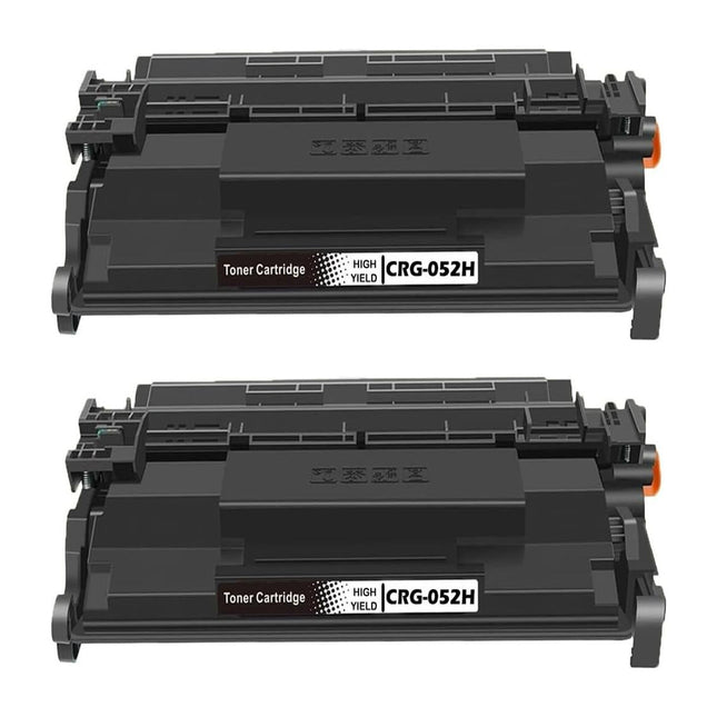 Canon 052H Compatible Black Toner Cartridge, 2200C001, High Yield, 2 Pack