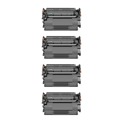 Canon 056 Compatible Black Toner Cartridge, 3007C001 4 Pack