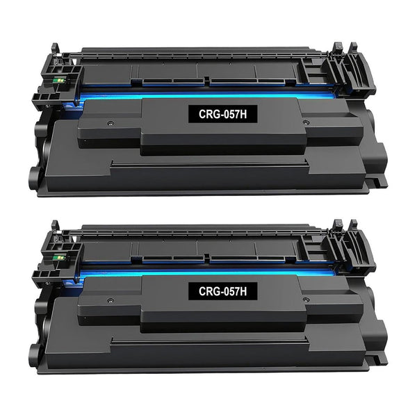 Canon 057H Compatible High Yield Black Toner Cartridge (3010C001) – 2-Pack