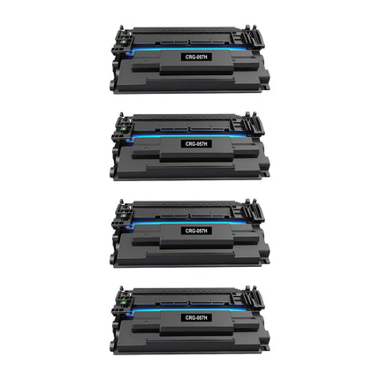 Canon 057H Compatible Black Toner Cartridge, 3010C001, High Yield, 4 Pack