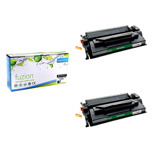 Compatible Canon 057H High-Yield Black Toner Cartridges – Fuzion (WBCAN057H), 2-Pack