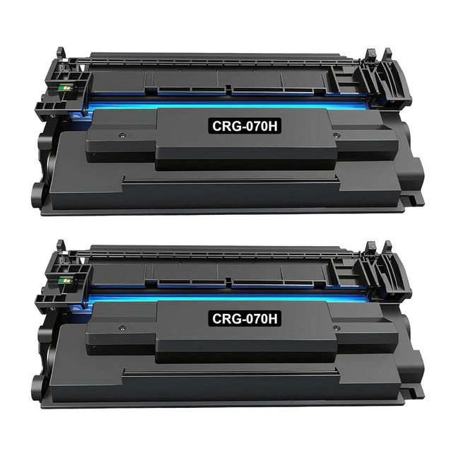 Canon 070H Compatible Black Toner Cartridge, 5650C001, High Yield, 2 Pack