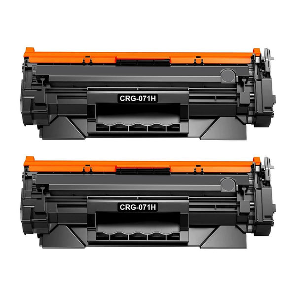 Canon 071H Compatible High Yield Black Toner Cartridge (5646C001) – 2-Pack