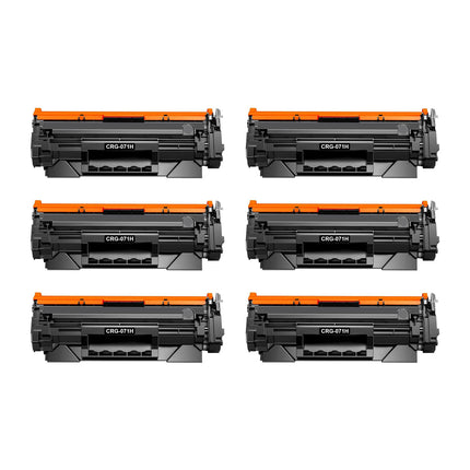 Canon 071H Compatible Black Toner Cartridge, 5646C001, High Yield, 6 Pack