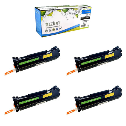 Compatible Canon 071H High-Yield Black Toner Cartridges – Fuzion, 4-Pack