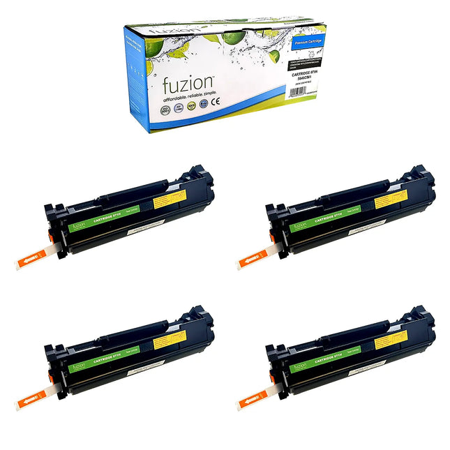 Compatible Canon 071H High-Yield Black Toner Cartridges – Fuzion, 4-Pack