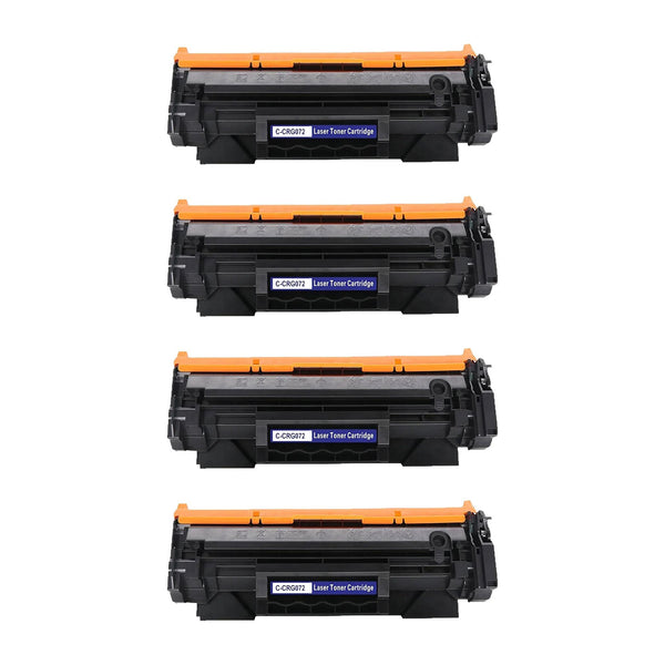 Canon 072H Compatible High Yield Black Toner Cartridge (5648C001) – 4-Pack