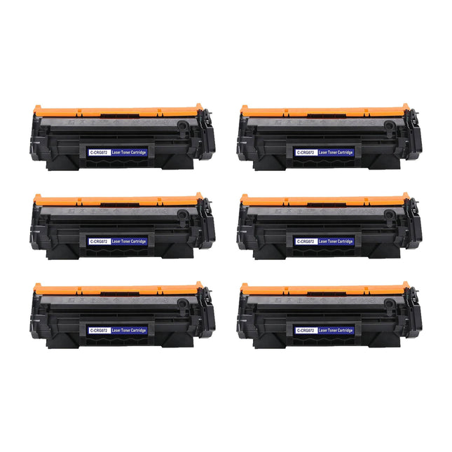 Canon 072H Compatible Black Toner Cartridge, 5648C001, High Yield, 6 Pack