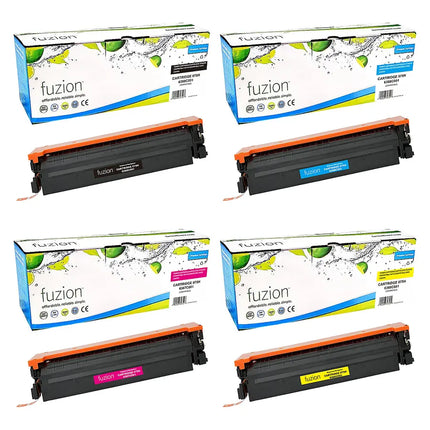 Compatible Canon 075H High-Yield Colour Toner Cartridges – Fuzion, 4-Pack
