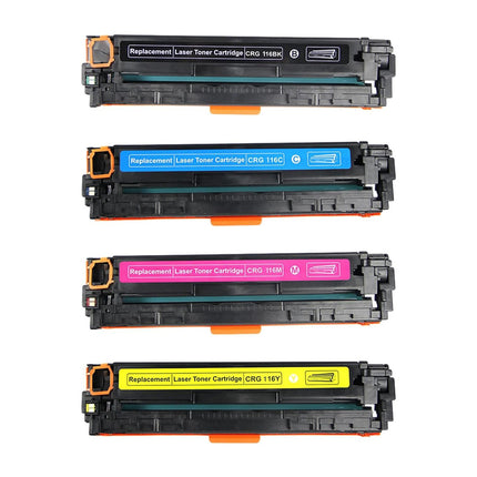 Canon 116 Compatible Toner Cartridge Combo, BK.C.Y.M