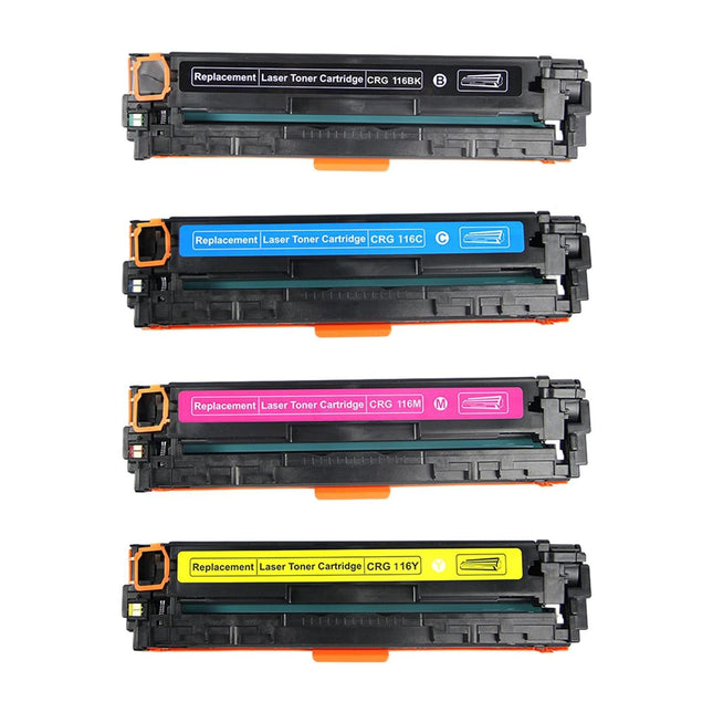 Canon 116 Compatible Toner Cartridge Combo, BK.C.Y.M