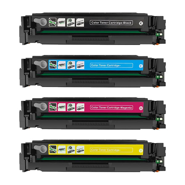 Canon 118 Compatible Toner Cartridge Combo – BK/C/M/Y, 4-Pack