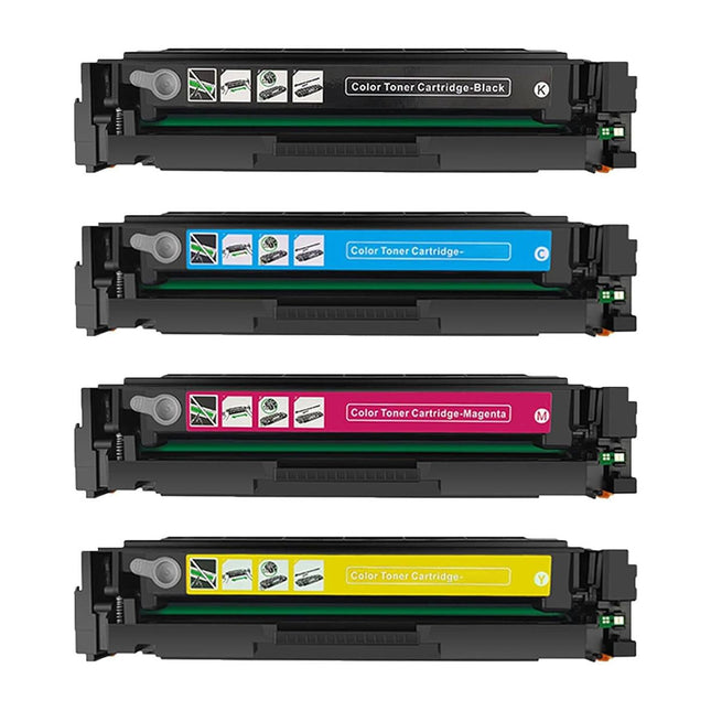 Canon 118 Compatible Toner Cartridge Combo, BK.C.Y.M