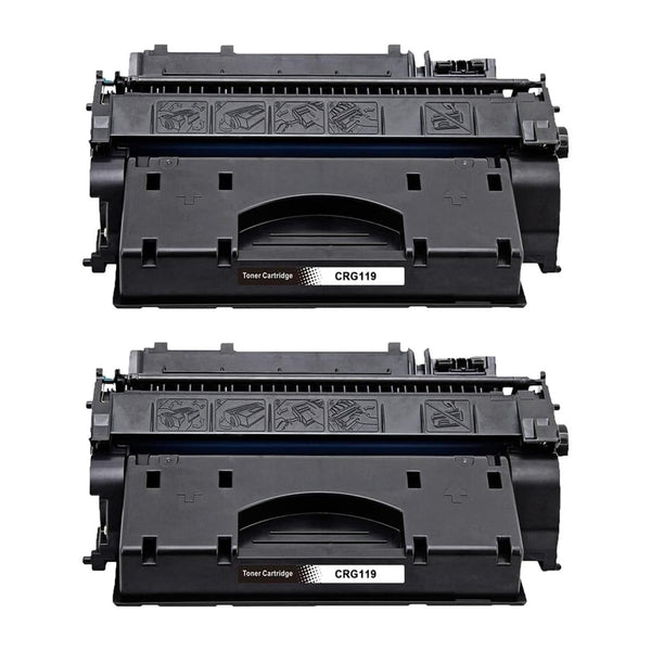 Canon 119 Compatible Black Toner Cartridge (3479B001) – 2-Pack