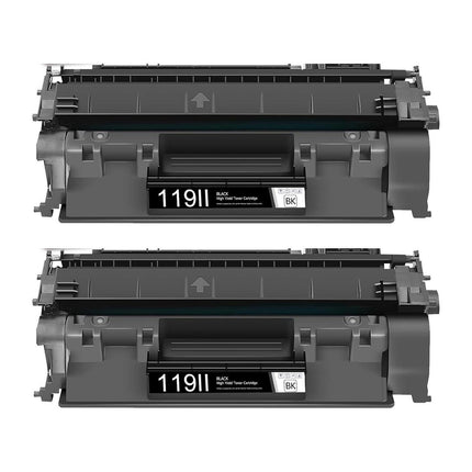 Canon 119II Compatible Black Toner Cartridge, 3480B001AA, High Yield, 2 Pack