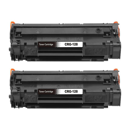 Canon 128 Compatible Black Toner Cartridge, 3500B001AA, 2 Pack