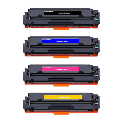 Canon 131 Compatible Toner Cartridge Combo, BK.C.Y.M
