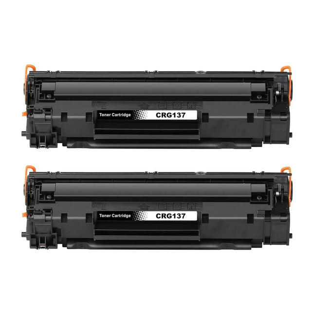 Canon 137 Compatible Black Toner Cartridge, 9435B001, 2 Pack