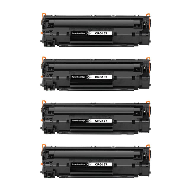 Canon 137 Compatible Black Toner Cartridge, 9435B001, 4 Pack