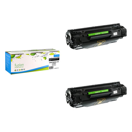 Compatible Canon 137 Black Toner Cartridges – Fuzion, 2-Pack