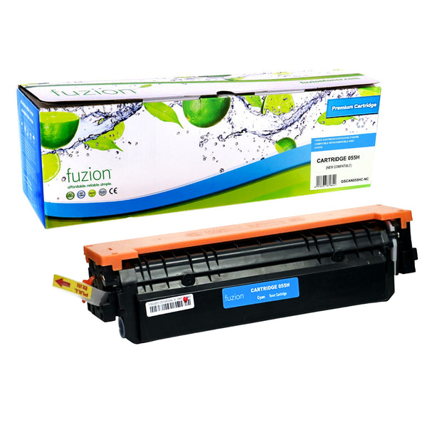 Compatible Canon 055H High-Yield Cyan Toner Cartridge – Fuzion