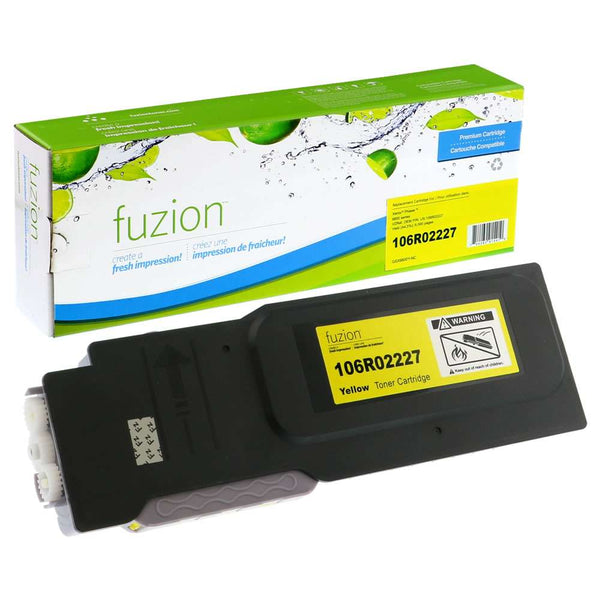 Compatible Xerox 106R02227 High-Yield Yellow Toner Cartridge – Fuzion
