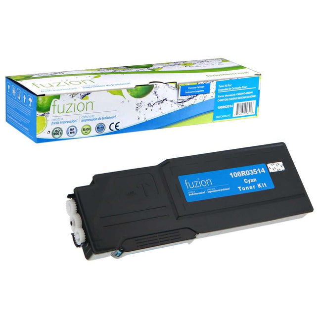 Compatible Xerox 106R03514 High-Yield Cyan Toner Cartridge – Fuzion