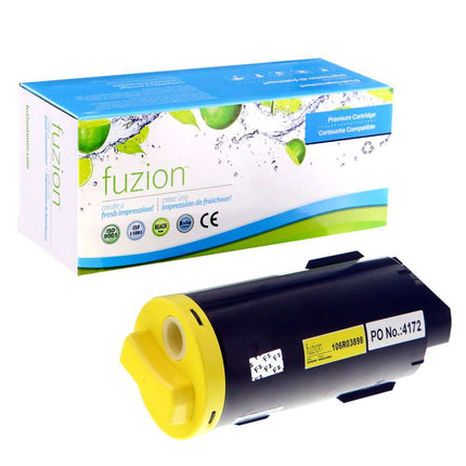 Compatible Xerox 106R03898 Standard-Yield Yellow Toner Cartridge – Fuzion