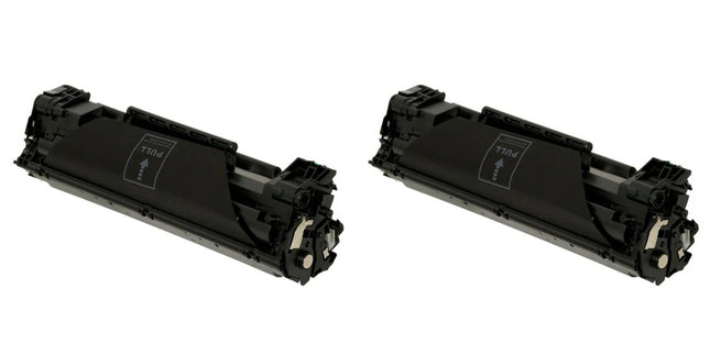 HP 35A CB435A Compatible Black Toner Cartridge, 2 Pack – cartridge only, without packaging