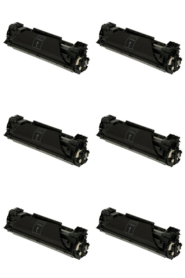 HP 35A CB435A Compatible Black Toner Cartridge, 6 Pack – cartridge only, without packaging
