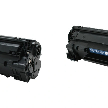 HP 36A CB436A Compatible Black Toner Cartridge, 2 Pack – cartridge only, without packaging
