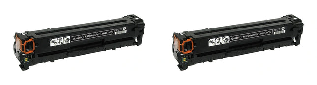 HP 125A CB540A Compatible Black Toner Cartridge, Twin Pack – cartridge only, without packaging
