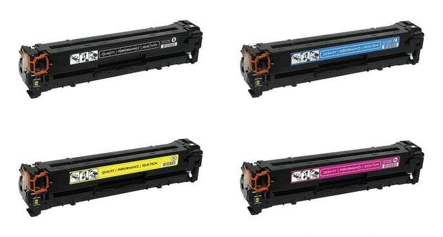 HP 125A Compatible Toner Cartridge, BK.C.Y.M, 4 Color Multi Pack – cartridge only, without packaging