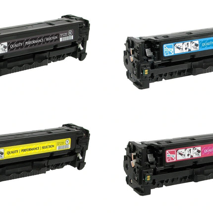 HP 304A Compatible Toner Cartridge, BK.C.Y.M, 4 Color Multi Pack – cartridge only, without packaging