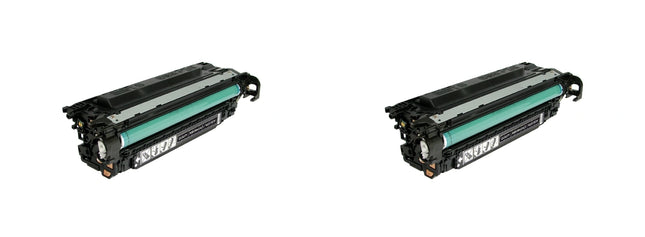 HP 504X CE250X Compatible Black Toner Cartridge, High Yield, Twin Pack – cartridge only, without packaging