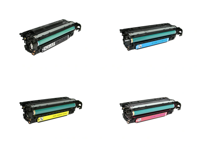 HP 504A Compatible Toner Cartridge, BK.C.Y.M, 4 Color Multi Pack – cartridge only, without packaging