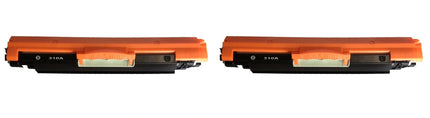 HP 126A CE310A Compatible Black Toner Cartridge, Twin Pack – cartridge only, without packaging
