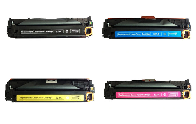 HP 128A Compatible Toner Cartridge, BK.C.Y.M, 4 Color Multi Pack – cartridge only, without packaging