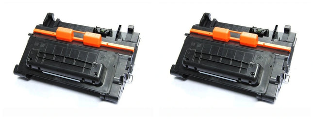 HP 90A CE390A Compatible Black Toner Cartridge, 2 Pack – cartridge only, without packaging