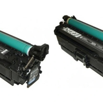 HP 507A CE400A Compatible Black Toner Cartridge, Twin Pack – cartridge only, without packaging