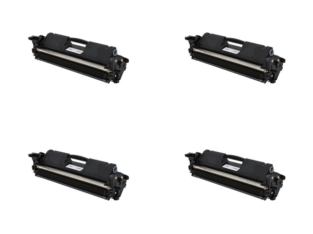 HP 17A CF217A Compatible Black Toner Cartridge, 4 Pack – cartridge only, without packaging