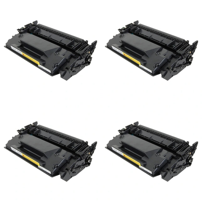 HP 26X CF226X Compatible Black Toner Cartridge, High Yield, 4 Pack – cartridge only, without packaging